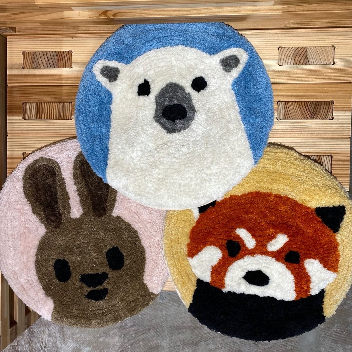 岡山表町商店街】可愛らしいシートクッション｜ 無印良品